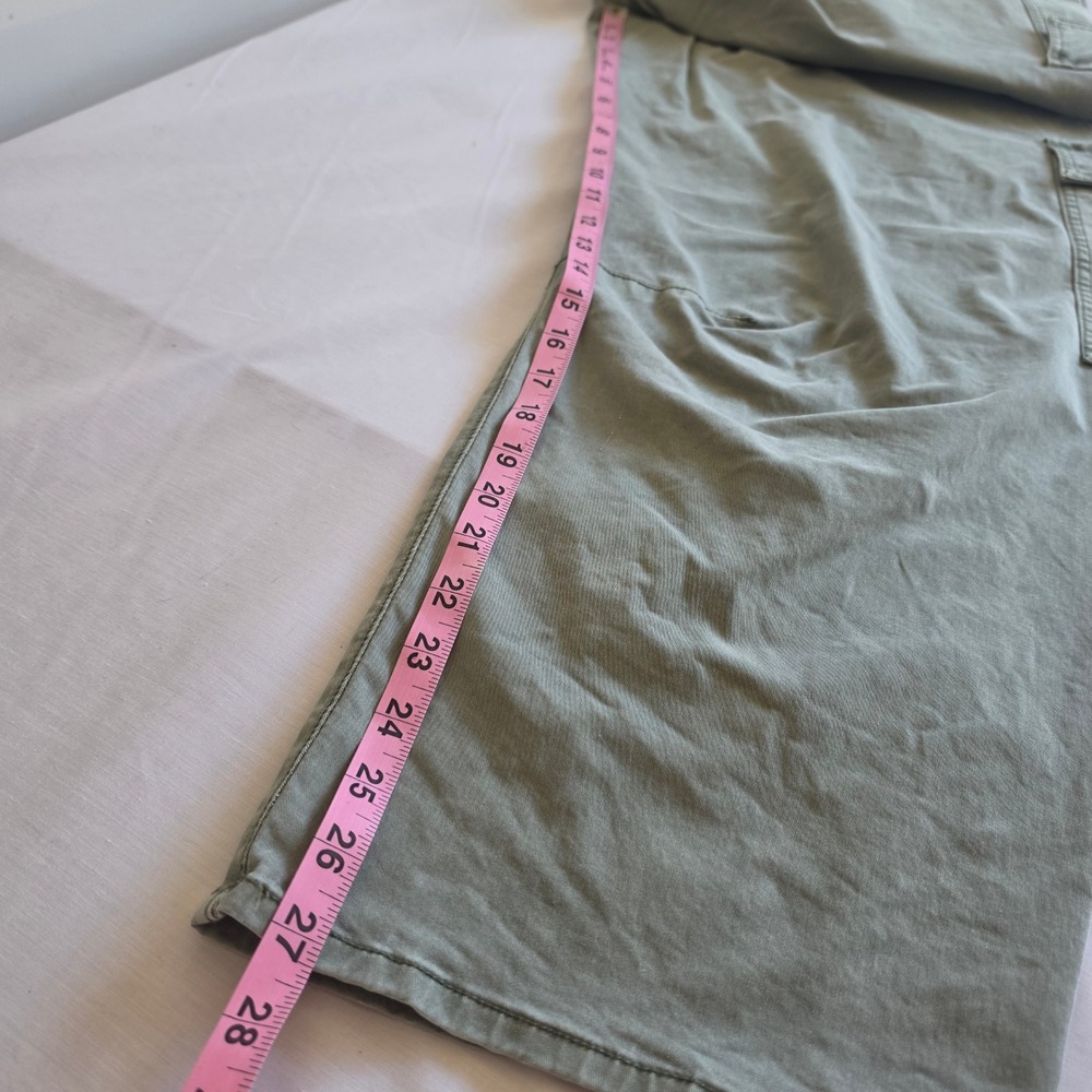 Gap Barrel Cargo Pants Olive Green Khaki Size 14 High Rise Utility Gorpcore - Picture 11 of 12